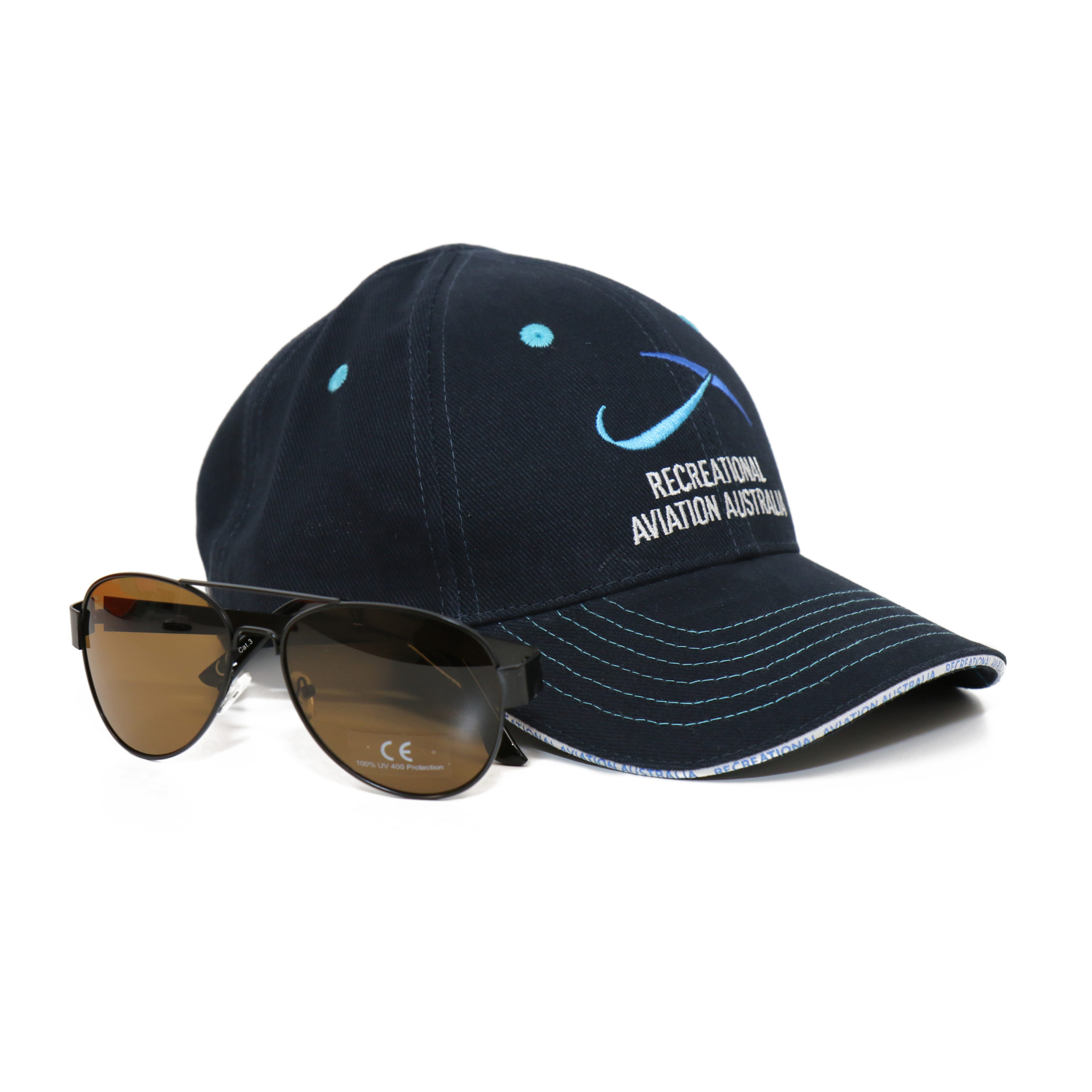 Baseball Cap and Aviator Sunglasses Combo - Image 2