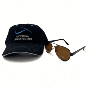 Baseball Cap and Aviator Sunglasses Combo