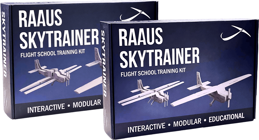 RAAus SkyTrainer high-wing and low-wing flight school training kits
